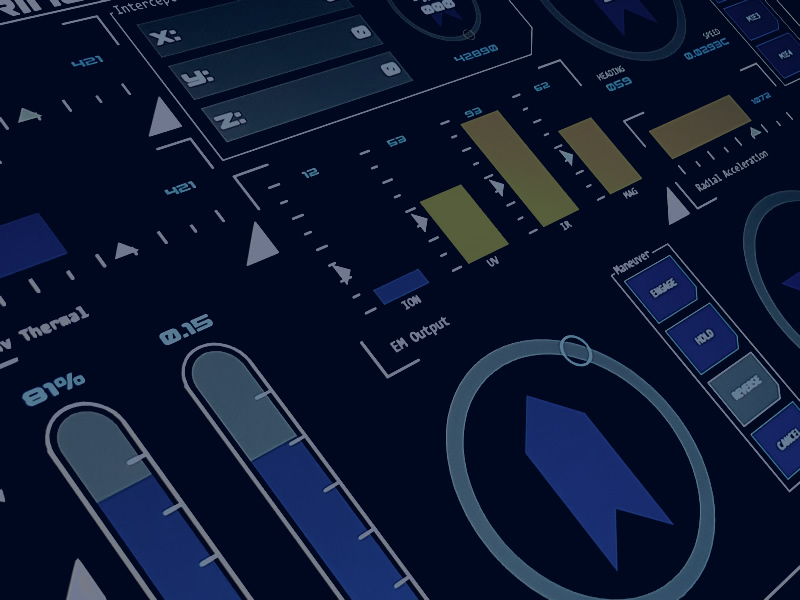 Helm console closeup
