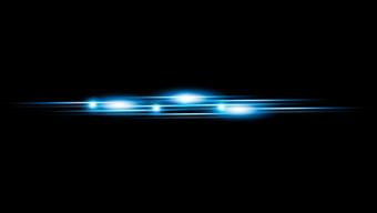 Ship-like lights in space