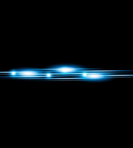 Ship-like lights in space